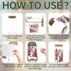 24PCS Christmas Deer UV DTF Cup Wrap Stickers