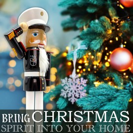 DQ DQ HOME DECOR 14-inch Wooden Nutcrackers Christmas Decoration Figures Home Décor (Marine Corps)