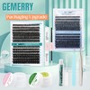 Individual Eyelashes, 50D DIY Cluster Eyelashes, 0.07 D Curl, 10-18