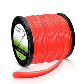 UCINNOVATE 105 Trimmer Line Round Weed Wacker String, Haevy Duty Trimmer Line .105, Commercial Grade Orange Nylon Cord for Universal Replacement, Fits Most String Trimmers