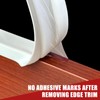 Rubber Edge Trim, Flexible Self-Adhesive U Shaped Peel and Stick