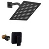 Black Shower Faucet GGStudy Single Function Shower Trim Kit with