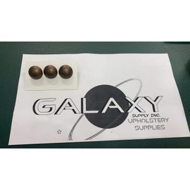 Galaxy Supply Inc. Decorative Nails - C.S. Osborne & Co. No. 7266-ND 5/8 - Natural Dark - 1" Diameter x 5/8" Length (250 Nails/Box + Nailer Package)