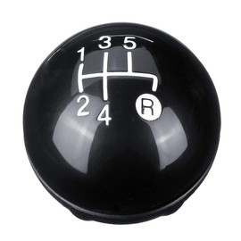 YONGYAO 5 Speed Black Gear Shift Knob Kit for Fiat 500 500C 2012-2013