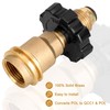 Aekops 100lb Propane Tank Adapter, Universal Fit POL Propane Tank