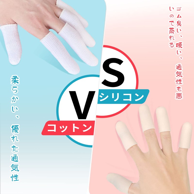 Dream Items Finger Sacks, 30 Pieces, 100% Pure Cotton, Skin-friendly,