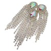 Rhinestone Tassel Shoulder Epaulet Decorative Shoulder Board Badge DIY Exquisite