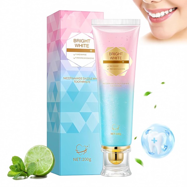 Niacinamide Whitening Toothpaste, Niacinamide Toothpaste Intensive Whitens Teeth, Protects Tooth