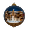 Las Vegas Christmas Ornament Hand Painted from Inside with Gift