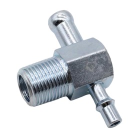 Upgraded Steel ZINC Intake Manifold Vacuum T Fitting 3/8" NPT Thread 1/4" & 3/8" Nipple