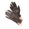 Shires Aubrion Ladies Leather Horse Riding Gloves in Brown Small,