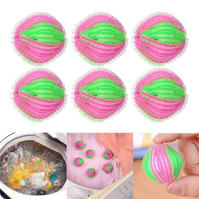 6PCS Wash Ball Grabbing For EA Lint Laundry Hair Cleaning