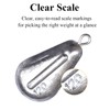5 Pcs Fishing Sinkers, Multipurpose Fishing Weights Flat Triangle Sinker