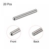 sourcing map 5x40mm Dowel Pins, 20pcs 304 Stainless Steel Round