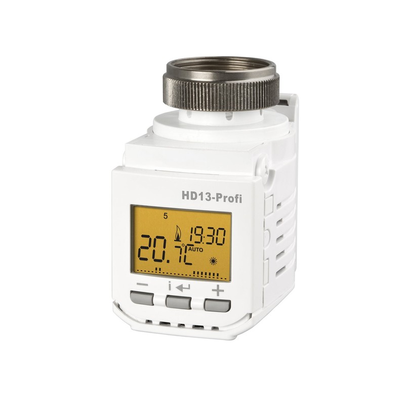 Elektrobock HD13-Profi Programmable Radiator Thermostat 230 V White Compact