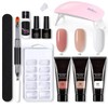 Nail Gel Kit Safe Reliable Easy to Use Nail Extension