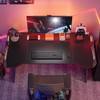 BANTI 47 inch Gaming Desk with LED Lights for Home