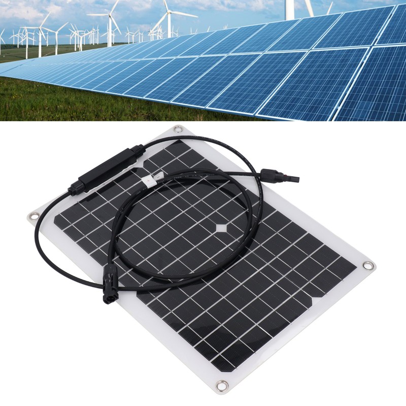 Small Solar Panel Flexible Kit 18V 15W for Battery Charging