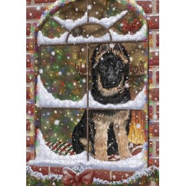 Doggie of The Day German Shepherd Dogs - Please Come Home - Jigsaw Puzzle for Adults - Interlocking Puzzle Game Artwork - Gift for Dog Lovers, 200 pcs. DOTD200PZLE3261
