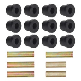 102956201 Rear Leaf Spring Bushing Kit Durable Heat Resistant Metal Rubber Pad for Club Cars