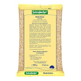 Seitenbacher Oat Bran, High Protein Content, High Fibre Content, 1 x 500 g