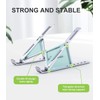 Techly 364255 Aluminium Folding Stand for Notebooks, Tablets and Smartphones