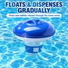 4 Pack Floating Pool Chlorine Tablet Dispensers with Adjustable Flow