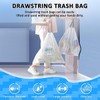 10L Small Bin Bags Drawstring Pedal Bin Liners White Thickened
