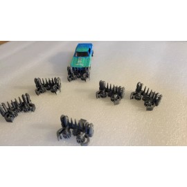 Hot Wheels Gasland,  Crazy Saw Blade Rams 1/64 scale 3D printed. 6 items