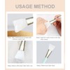 4pcs Soft Silicone Face Mask Applicators, Flexible Hairless Brushes for