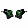 3D Door Sill Plate Sticker Compatible with/Replacement for Kawasaki Moto