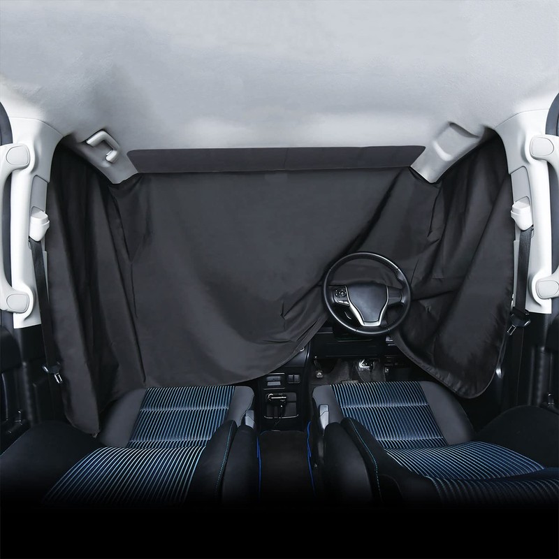 SEIWA Z109 Car Interior Accessory, Easy Magnetic Curtain, Blackout Fabric,