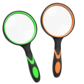 Magnifying Glass 2Pack Magnifying Glass 10X Magnifying Glass Kids Handheld Magnifying Glass, Handheld Reading Magnifier for Reading, Inspection, Hobbies & Crafts