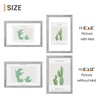 upsimples 8x12 Picture Frame, Display Pictures 6x8 with Mat or