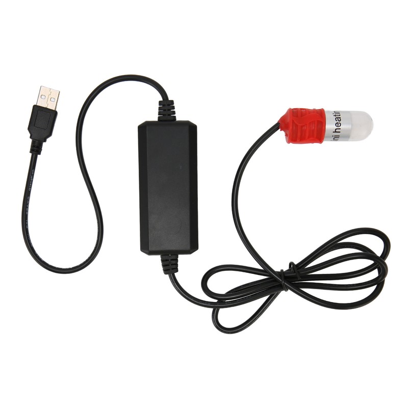 Mini Fish Tank Heater Adjustable 15W Betta Heater Small Aquarium