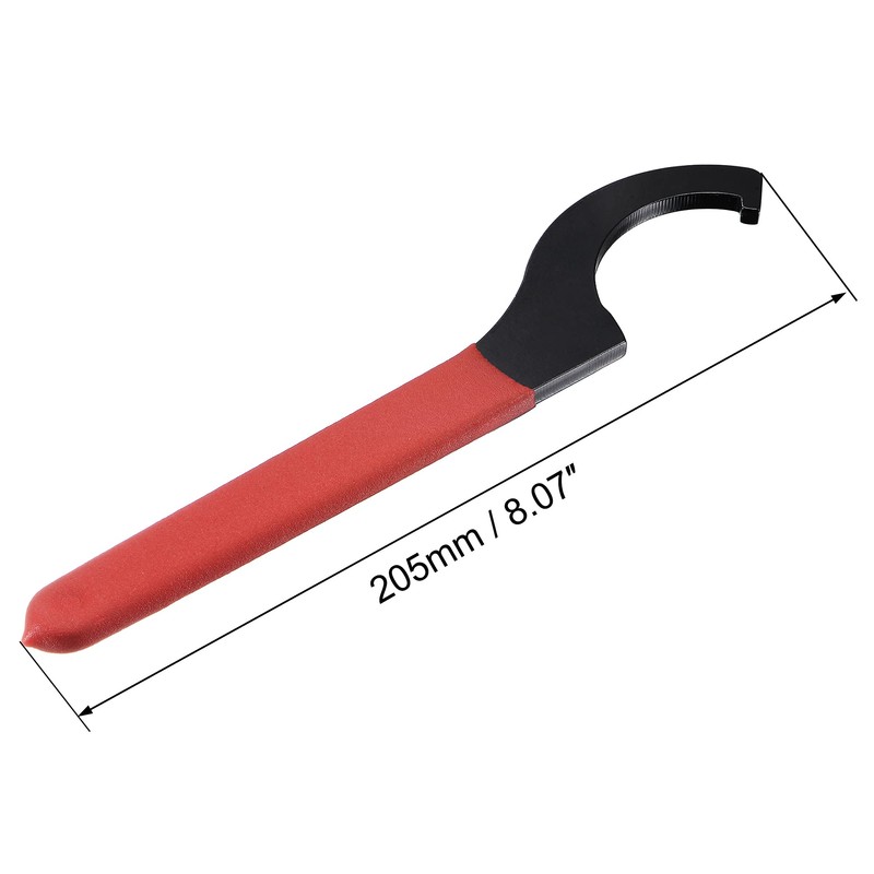 sourcing map C Hook Spanner Wrench Collet Chuck for 55-62mm