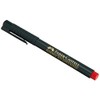 SG Education Faber Finepen 1511 Marking Pen, Red, Metal-clad Fibre-tip,