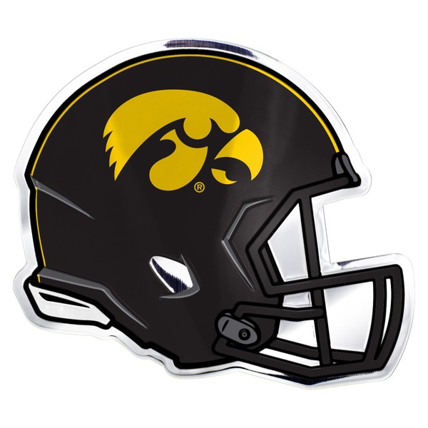 FANMATS University of Iowa Heavy Duty Aluminium Helmet Emblem