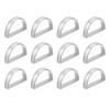 sourcing map 20Pcs D-shape Napkin Rings, Table Napkin Holders Serviette