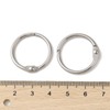 LiQunSweet 100 pcs 20mm 304 Stainless Steel Round Ring Clasps