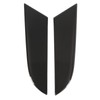 2PCS Tail Light Trim Cover Smoked Black Transparent Style Smooth