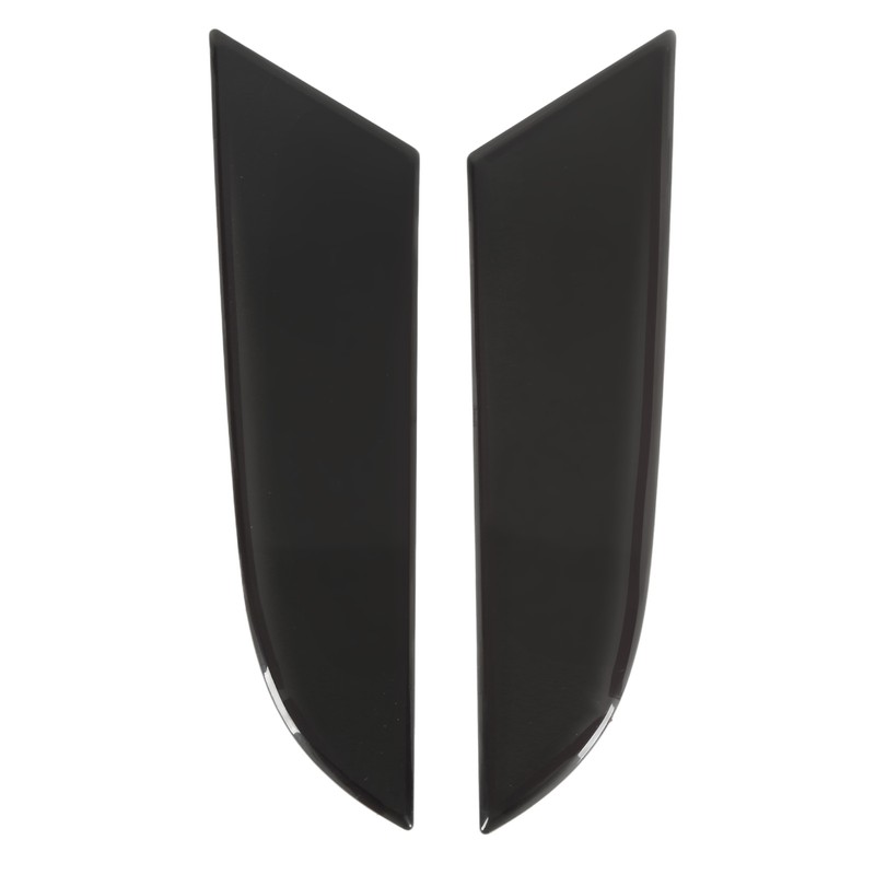 2PCS Tail Light Trim Cover Smoked Black Transparent Style Smooth