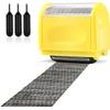 Address Blocker Stamp,Lindastas Wide Roller Stamp,Including 3-Pack Refills Confidential Roller