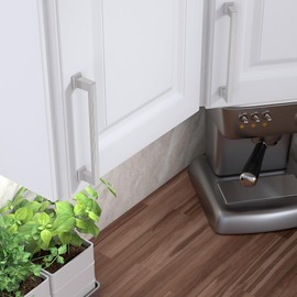 Richelieu Hardware BP795160180 Mirabel Collection 6 5/16-inch (160 mm) Center-to-Center Polished Nickel Transitional Cabinet and Drawer Pull Handle for Kitchen, Bathroom, and Furniture