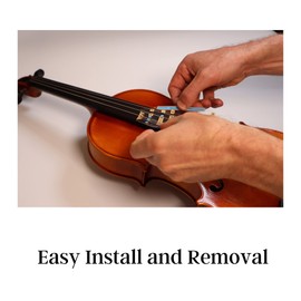 Fantastic Finger Guide for Violins - Music Accessories for String Instruments, Fingerboard and Fretboard Stickers, Learn to Play Violin or Fiddle Notes, Combo: D Major and All Notes Guides 1/2 SIZE