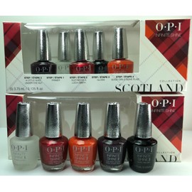OPI Infinite Shine - SCOTLAND Fall 2019 Mini Set - 5 colors x 0.125oz / 3.75ml