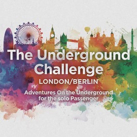 LudiCreations: The Underground Challenge: London/Berlin - Solo Mini-Expansion for On The Underground, Train Board Game, Ages 14+, 1 Player, 60 Min