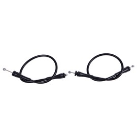 Lesurey 2Pcs Rear Door Latch Release Cable Left Driver Side Tailgate Release Cable F2UZ15264A65B Compatible with Ford Expedition E-150 E-250 E-350 E-450 Econoline Super Duty 1992-2019 F2UZ-15264A65-B