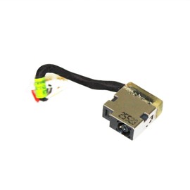 GinTai AC DC Power Jack Harness Cable Socket Plug Charging Port Replacement for HP 17-W023DX 17-W033DX 17-W043DX, 3pcs