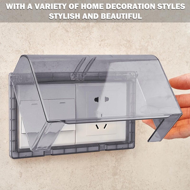 YOLUFER Flip Weatherproof Cover Outlet Cover, Electrical Power Outlet Cover,